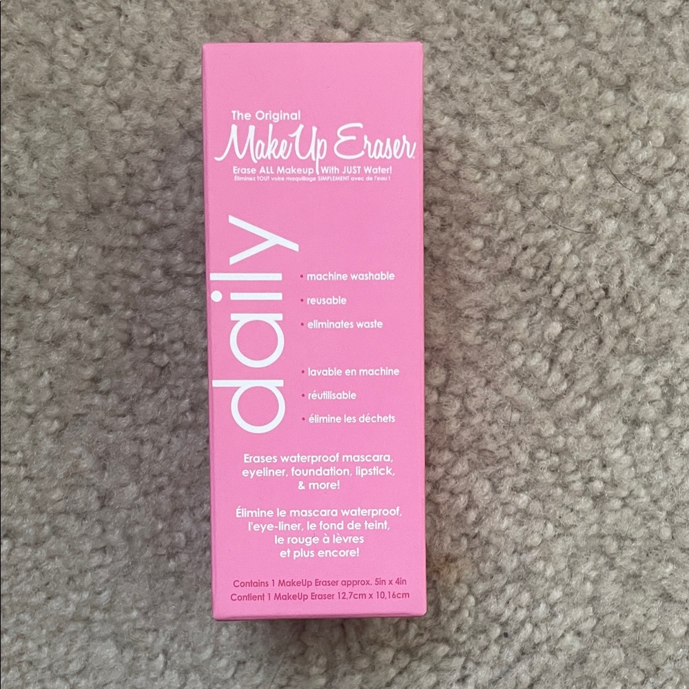 3/$10 MakeUp Eraser Daily Pink